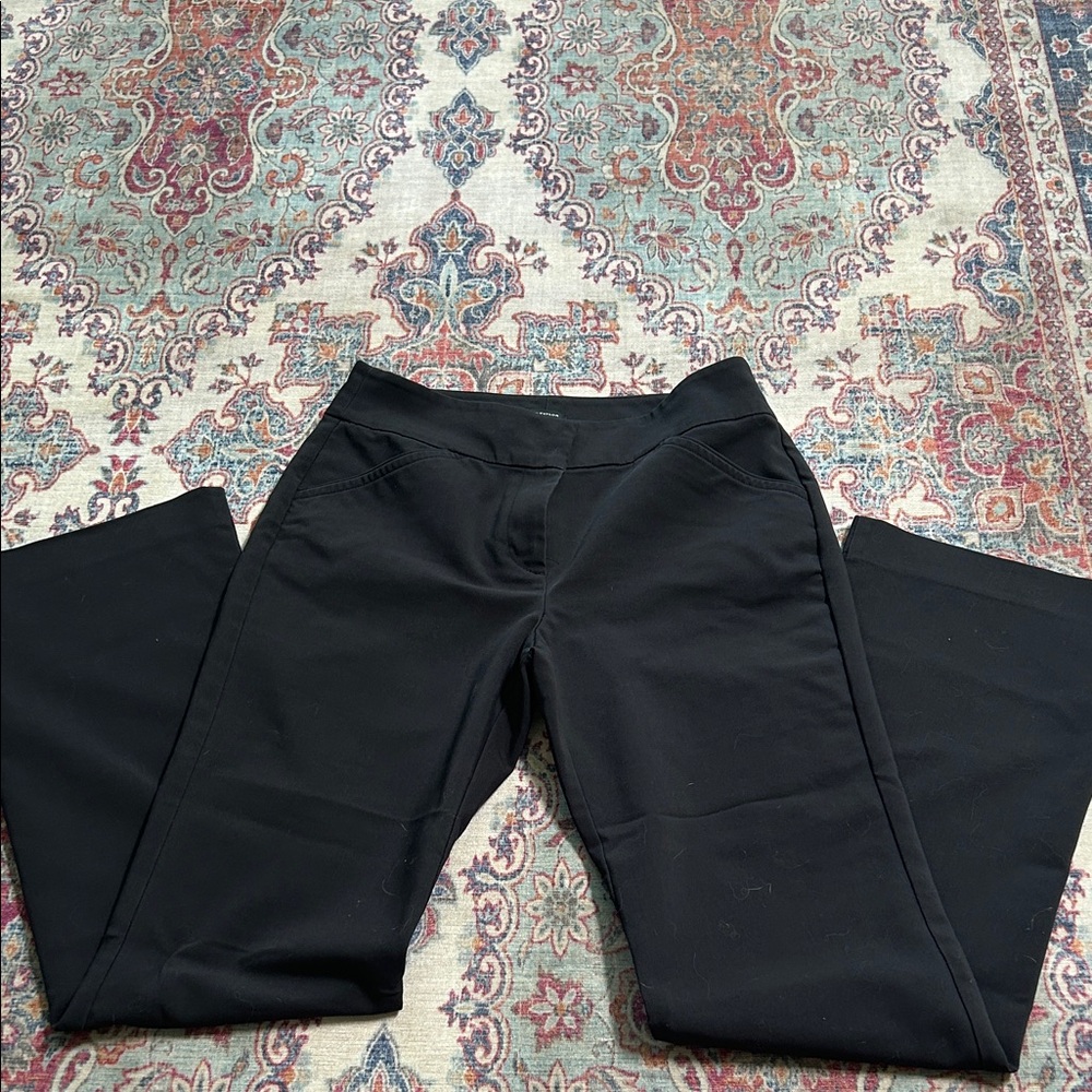Ann Taylor Black Signature Ponte Pants